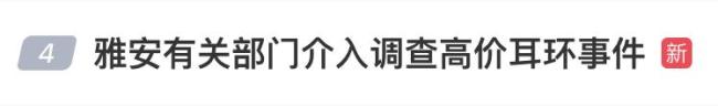 当地回应黄杨钿甜耳环事件 高价耳环引争议