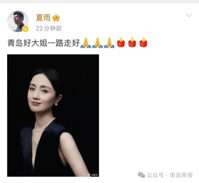 秦海璐发文悼念朱媛媛 演艺圈痛失英才