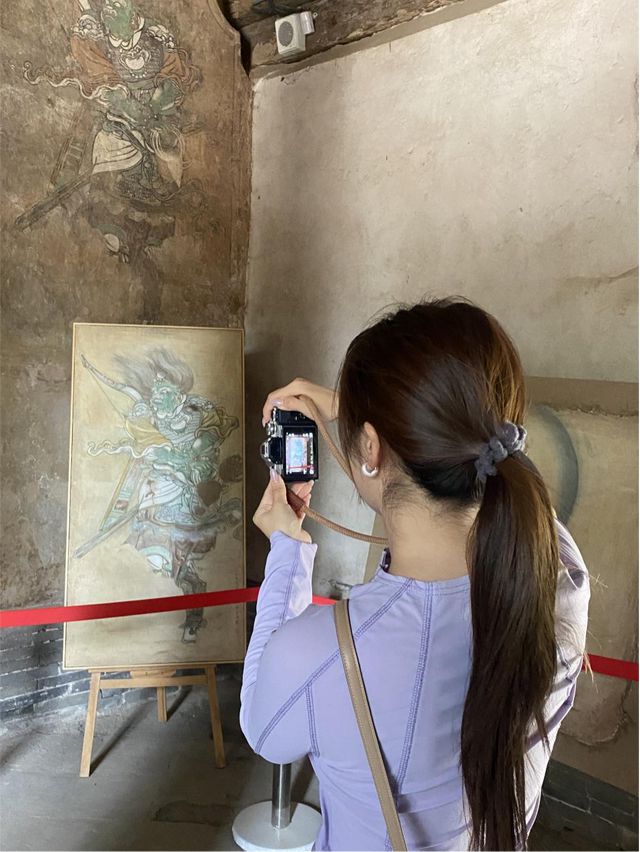 千年回望 壁影归宗 温县千年古刹举办海外流失壁画临摹展