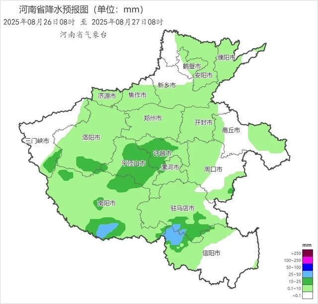 近期河南分散性阵雨频繁，东部、南部高温持续在线！