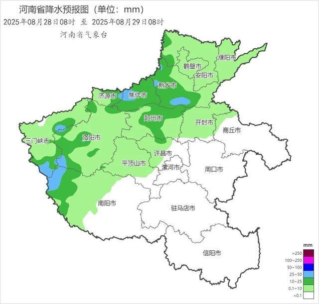 近期河南分散性阵雨频繁，东部、南部高温持续在线！